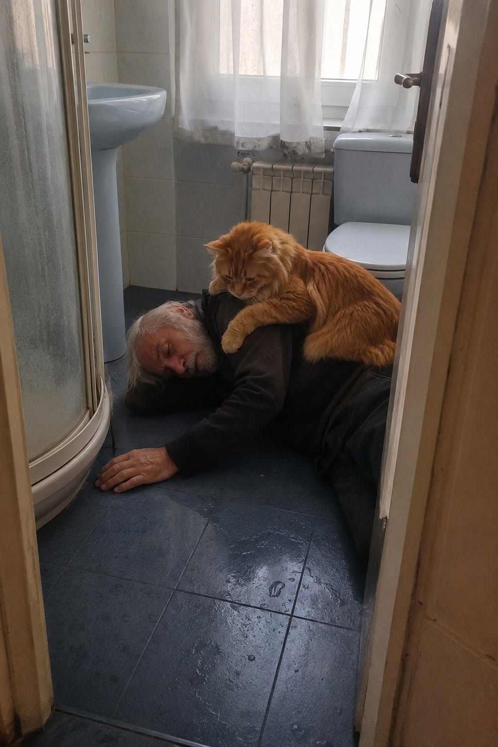 Seis horas en el suelo helado: mi gato aulló y me devolvió la familia
