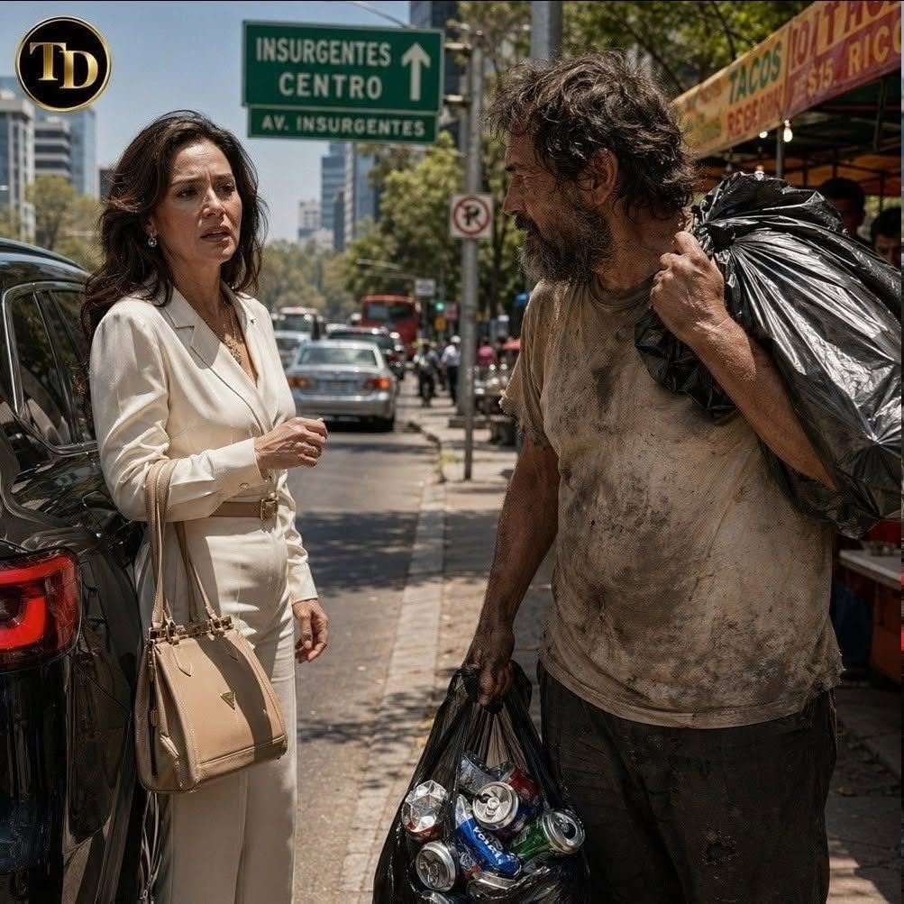 Vi a mi exesposo buscando latas en la basura… Entonces me miró a los ojos y dijo: “Lo hice para salvarte.”