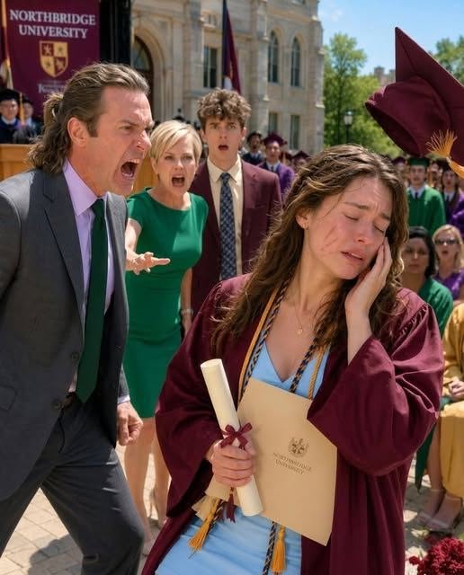 En mi ceremonia de graduación, mi padre me golpeó tan fuerte que mi birrete cayó al suelo. Mi madre gritó: «¡No eres más que un fracaso con toga de graduación!». Todos pensaron que me derrumbaría allí mismo, pero en vez de eso, recogí mi diploma, me acerqué al micrófono y revelé el secreto que mi familia había mantenido oculto durante cuatro años.
