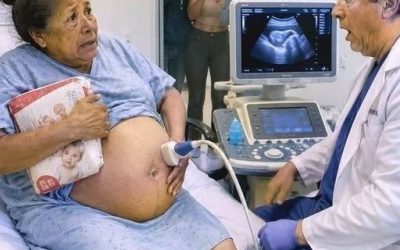 A los 66 años, María llegó a la oficina de un ginecólogo con una bolsa de pañales, insistiendo en que estaba esperando un bebé … pero después de revisar las ecografías, el médico le informó que el feto necesitaba ser retirado de inmediato.