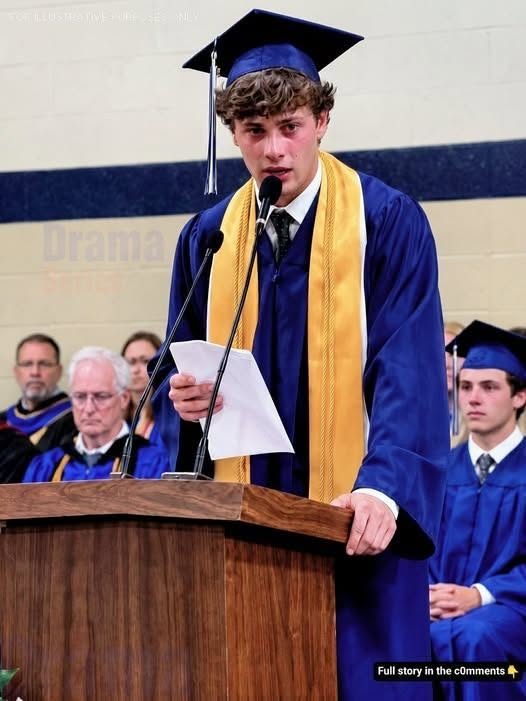 Mi hijo interrumpió su discurso de graduación a la mitad, señaló a su padrastro y dijo: “Ahora todo el mundo sabrá lo que hiciste”….