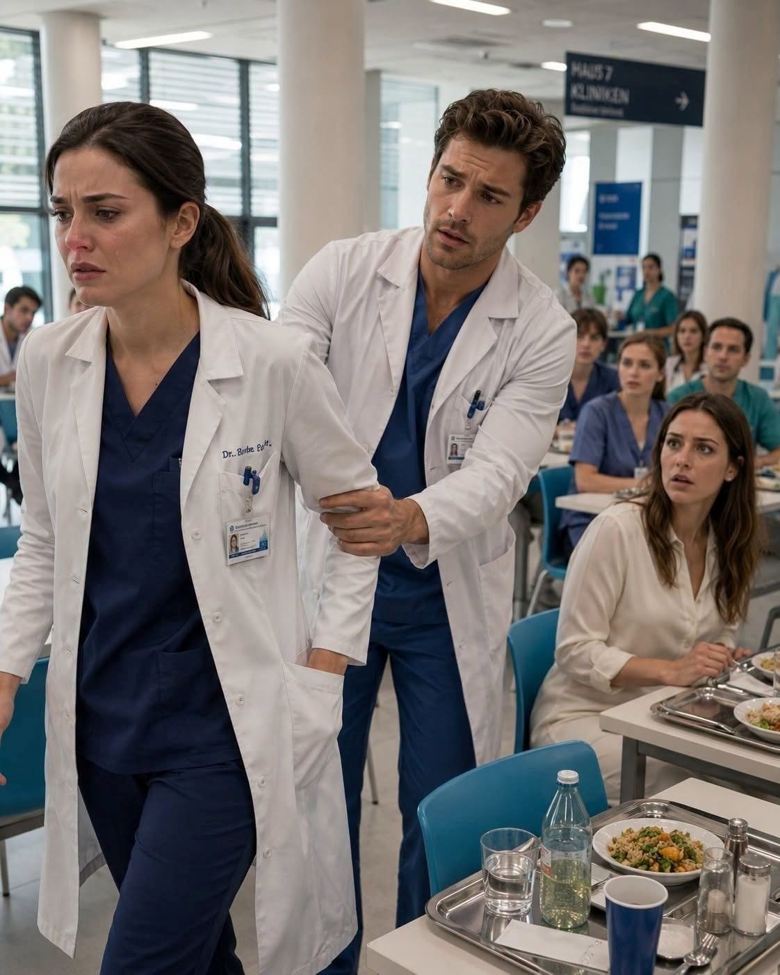 La residente de mi esposo me echó de la cafetería sin saber que yo era la nueva directora del hospital