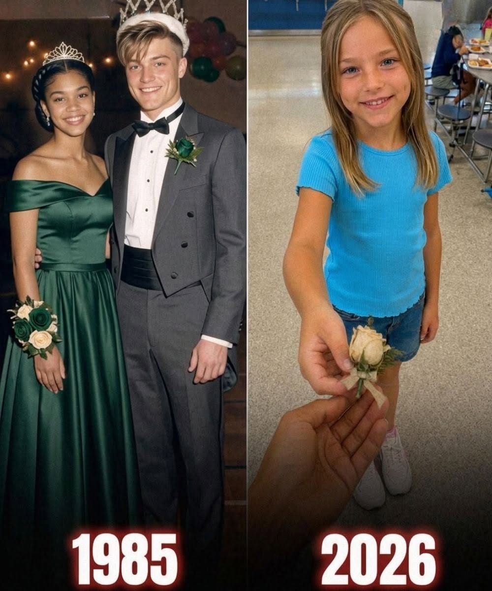 Nunca me casé ni bailé con otro hombre después de que mi novio de la secundaria desapareciera en la noche del baile de graduación en 1985. La semana pasada, una niña me entregó su prendedor de graduación.
