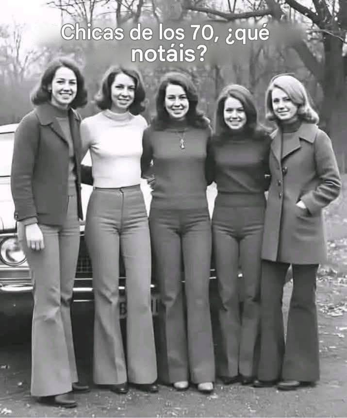 Chicas en los años 70: ¿qué detalle les llama la atención de inmediato?