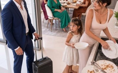 Volvió 2 días antes y encontró a casi 20 amigas de su madre cenando mientras su esposa y su hija de 5 años lavaban platos con las manos quemadas… hasta que la niña habló de un cajón que la abuela siempre mantenía cerrado con llave.