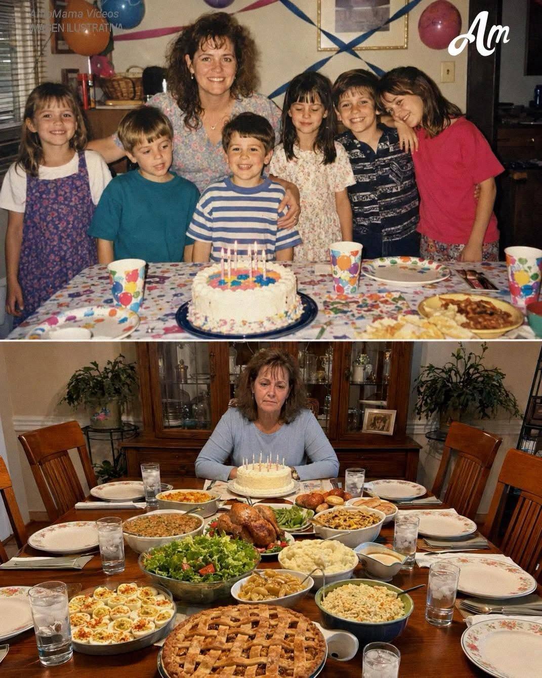 Esperé 4 horas a que mis 6 hijos llegaran para mi cumpleaños 60, pero la casa se mantuvo en silencio – Hasta que un oficial de policía me entregó una nota que congeló mi corazón