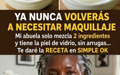 «¡Nunca más necesitarás maquillaje! Mi abuela mezcla 2 cosas y tiene…»